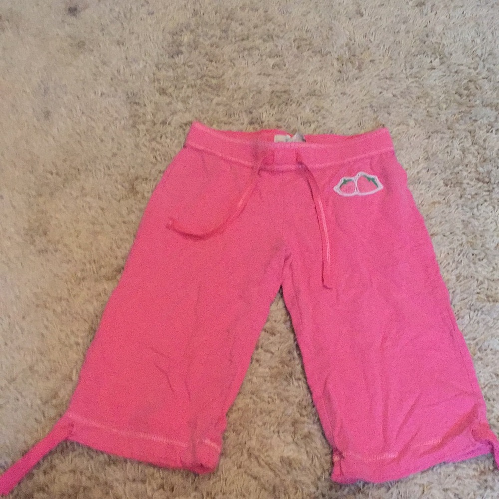 Pink capris